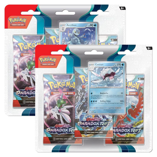 Pokemon Paradox Rift 3 Pack Blister [Set of 2] - SV04: Paradox Rift (PAR)