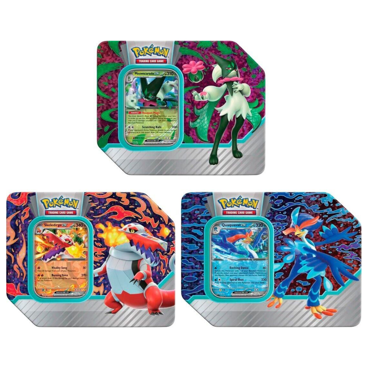 Pokémon Paldea Partners Tin (Bundle of 3)