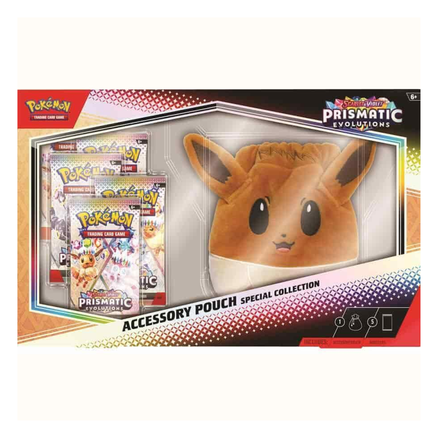 Pokémon Prismatic Evolutions Accessory Pouch Special Collection - SV: Prismatic Evolutions
